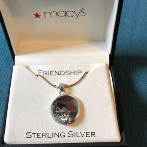 Sterling silver “friendship” necklace